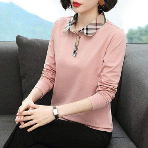 

Fashion Designer Women Polos Shirts Short/long Sleeve T-shirt Original Single Lapel Shirt Jacket Sportswear Jogging Suit -5XL, White