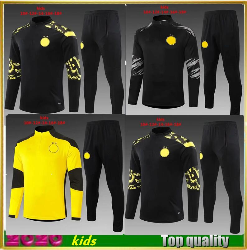 

2020 2021 kids Soccer training suit kits Soccer jersey jacket 2020/21 Survetement training kids soccer tracksuit jogging uniform