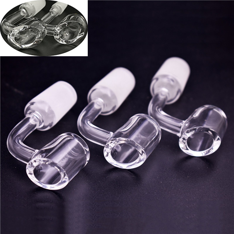 

high quality 4mm thick Quartz Banger nail Club Domeless Nail 90 Degree 10mm 14mm 18mm male female For oil Rigs Glass Bongs