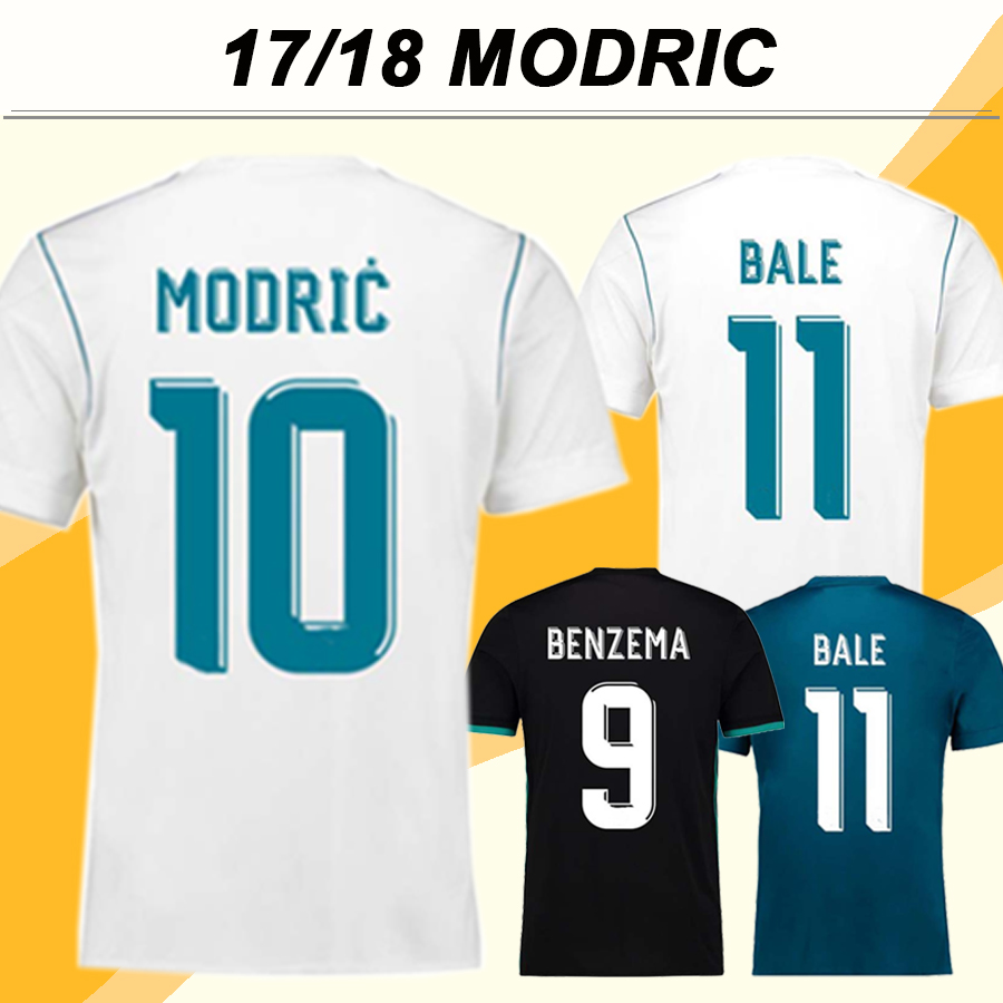 

2017 2018 VARANE MODRIC Soccer Jersey MARCELO ISCO Home Men Fans Version Soccer Shirts Cheap BALE KROOS Short Sleeves Football Jerseys, Qm2561 1718 away