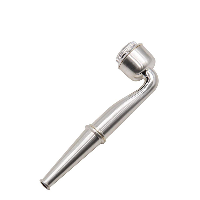 

Mini Portable hookah glass smoking Pipe Filter dazzling streamline Metal Tobacco Pipe Cigarette Smoke Pipes Smoking Accessories