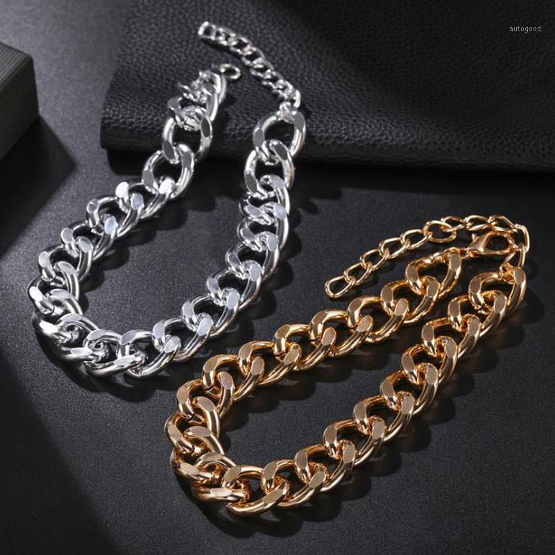 

Chokers Punk Circle Thick Chain Necklace Choker For Women Collar Statement Necklaces Clavicle Party Jewelry Gift1