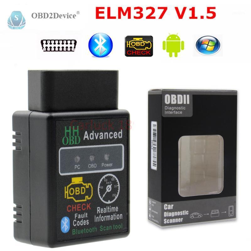 

2020 Best Super HH ELM 327 bluetooth v1.5 OBD2 Scanner mini elm327 Bluetooth Smart Car Diagnostic Interface ELM 327 V2.11