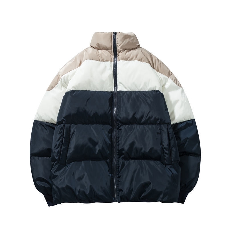 

New Arrival 2021 Cotton-padded Winter Fashion in Thick Coat Quilted Man's Jacket Parka Uomo Clothes H59B OJ0W, Navy
