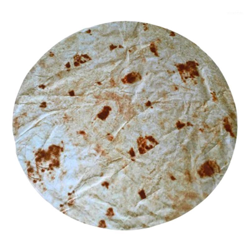 

Promotion! Burritos Wrap Blanket Round Tortilla Novelty Throw Blankets For Boys & Girls Or Adults Roll Yourself In The Gi1