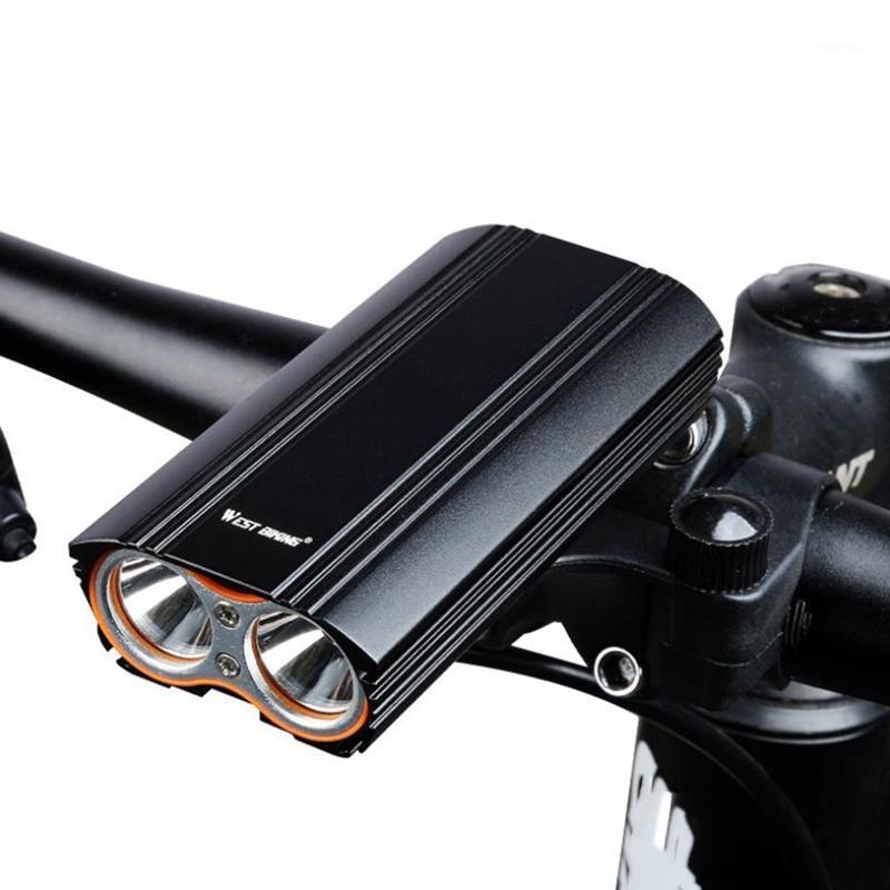 

WEST BIKING MAX 1200LM Bike Light 2 XML-T6 LED Headlight Built-in Rechargeable Battery1