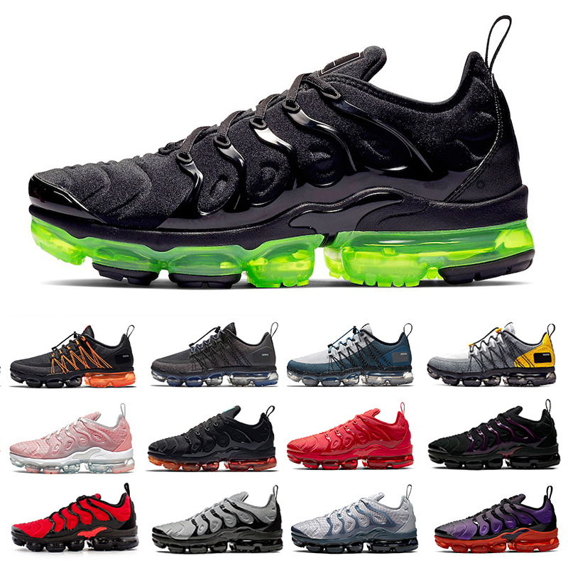 

2022 knit mesh plus mens running shoes Black Volt Zebra worldwide Work Blue White orange University Red Triple white superman men women trainers sports shoe, Deep blue