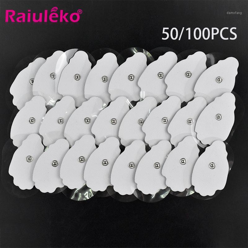 

50pcs/100pcs Self Adhesive Replacement Tens Electrode Pads Sector 4.5*7.3cm Muscle Stimulator Electric Digital Machine Massager1