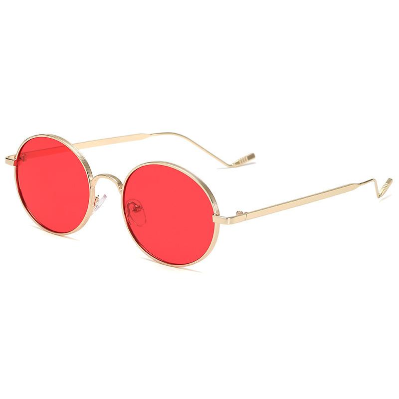 

Retro Round Sunglasses Woman Metal Frame Sun Galsses Fashion Trend Eyewear Vintage Oculos Mujer Gafas De Sol Steampunk Shades