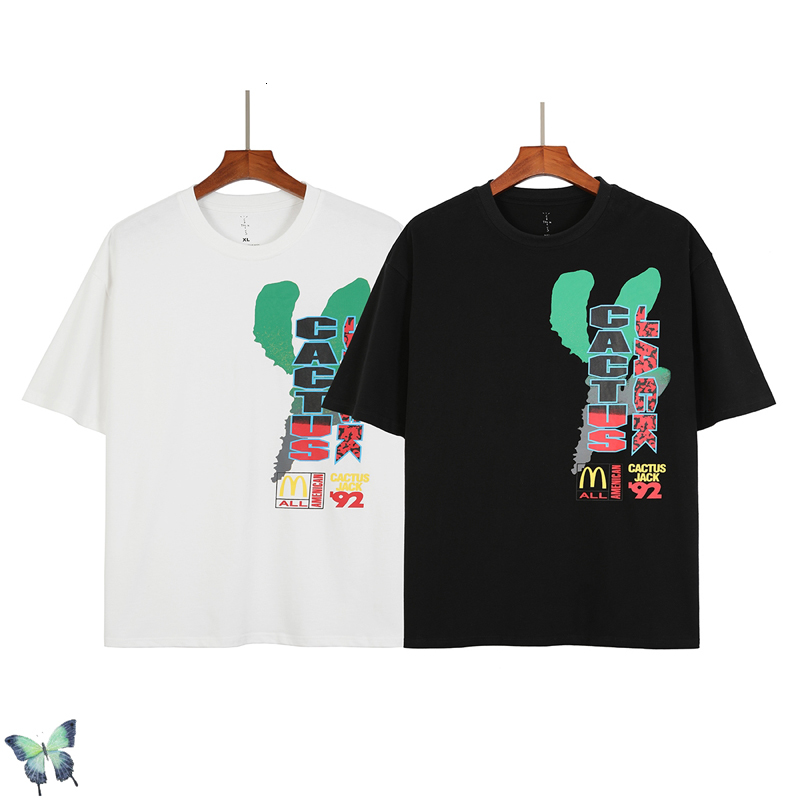 

2021 New Printing t Shirt Men Women High Quality Simple T-shirts Cactus Jack Top Tees Fast Shipping Qo4m, M14-bai
