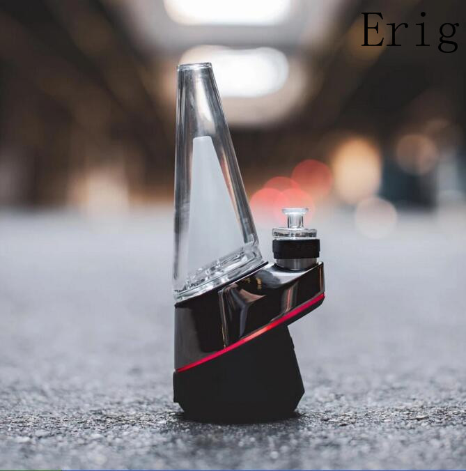 

e rig dab mod wax vaporizer portable wax concentrates burning device glass bong filter system vaping mod TC control vaporizer kit, Black