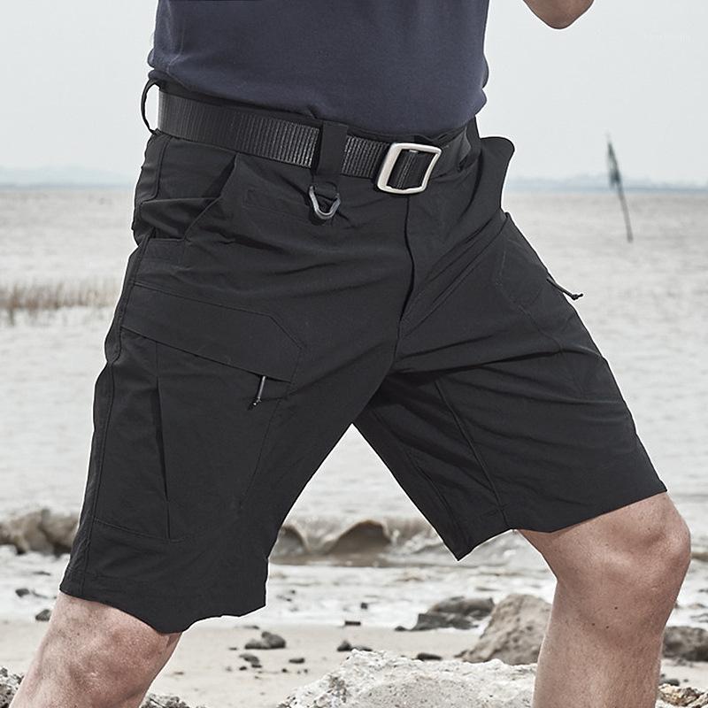 

Outdoor Cool Hiking Shorts Men Summer Stretch Quick Dry Shorts Tactical Hunting Fishing Male Breathable1, Black