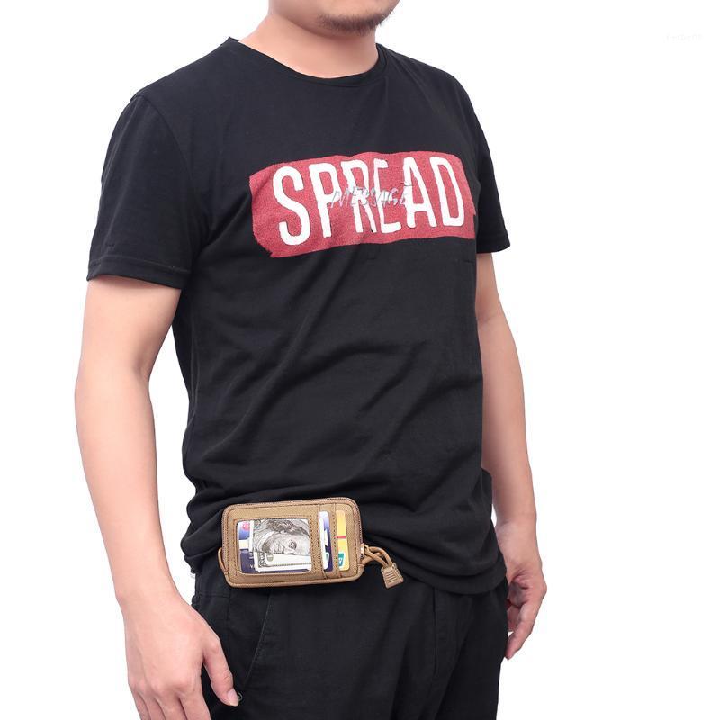 

Fashion Outdoor Waterproof Wallet Card Purse Slim Portable Square Zipper Money Large Capacity Pack Transparent Card Slot1, Black