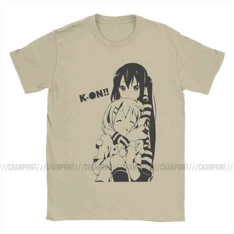 

Men T-Shirts K-On Azusa & Yui Fun Cotton Tee Shirt Short Sleeve Japan Music Anime T Shirts O Neck Clothes Camiseta Printed Y220214, Royal blue