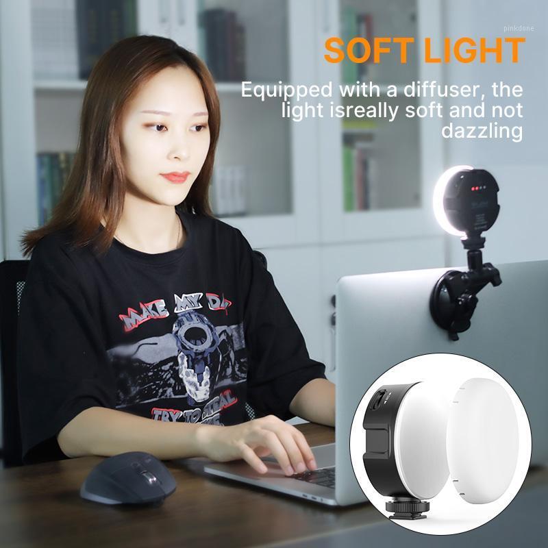 

VIJIM VL69 Round LED Video Light 2500-6500K Adjutable Conference Live soft Light Lamp Suction Kit Vlog for Smartphone1