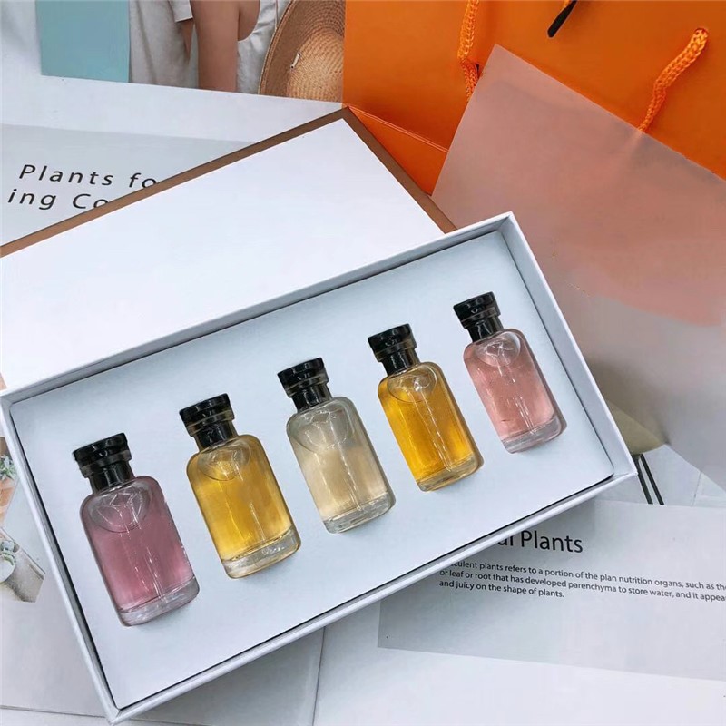 

In Stock High end NEW FASHION 5 pcs set Attractive fragrance high quality perfume long lasting fast free shipping