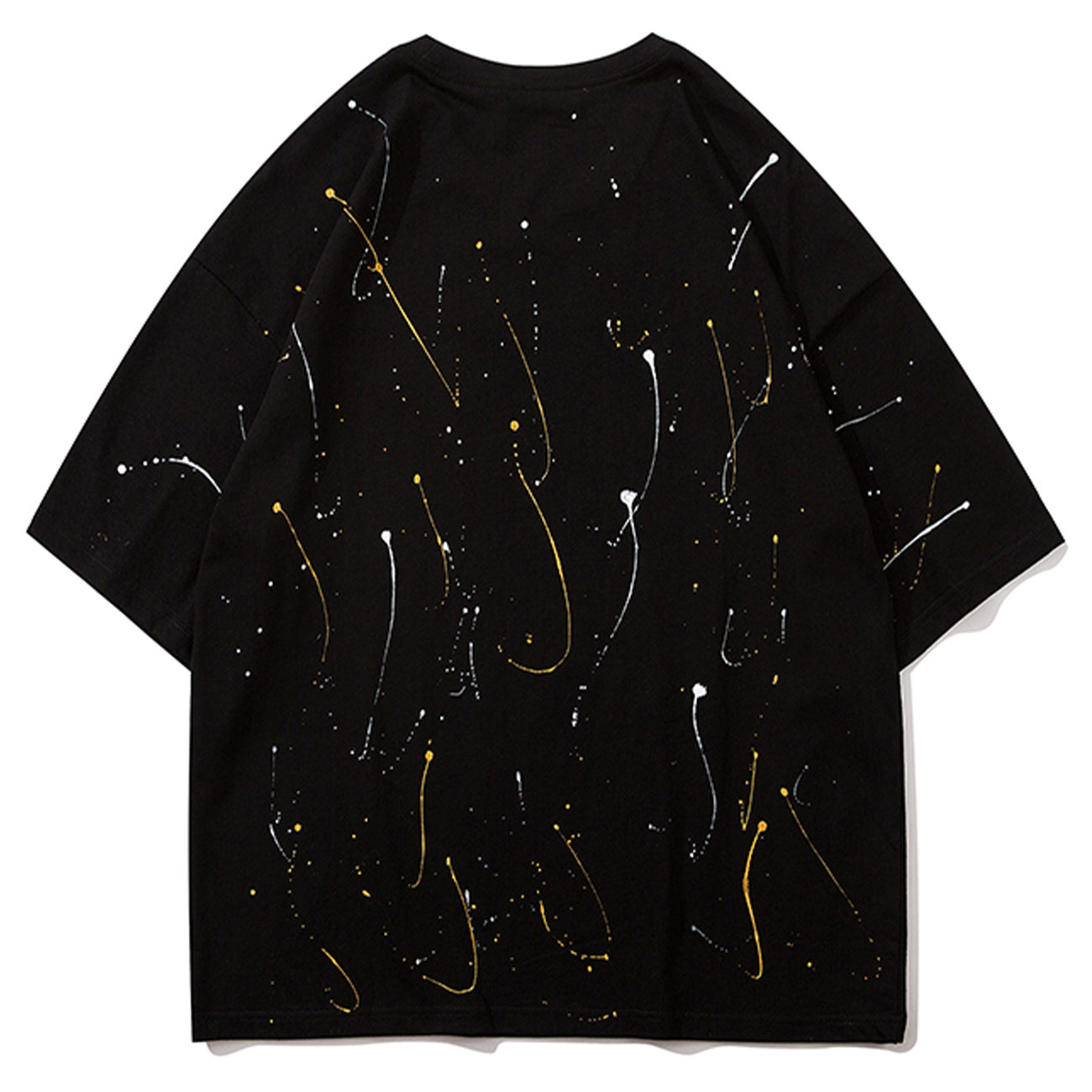 

2021 New Aelfric Eden Hand-painted Hip Hop t Shirts Streetwear Men Summer Harajuku Oversized Couple Clothing Casual Cotton Short Sleeves 289, White