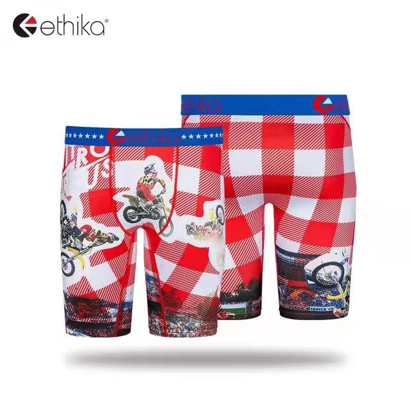 

New arrival Outfits men Ethika boxers Elastic men underwear sportswear fitness leggings boxers briefs 00548