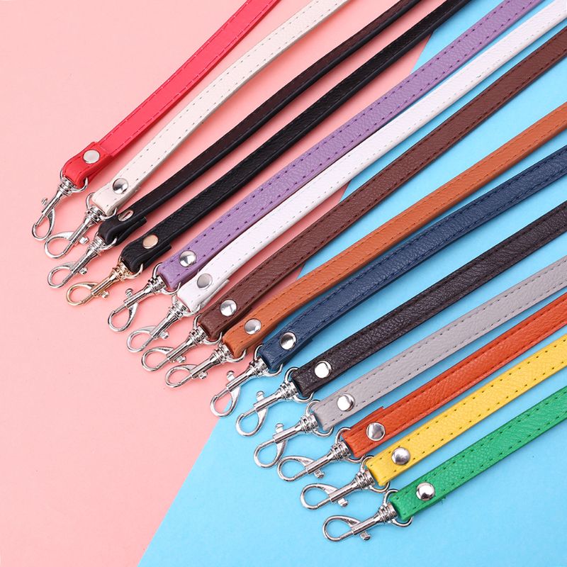 

120cm New Long PU Leather Shoulder Bag Handle DIY Purse Strap Handbags Belts Strap Bags Accessory, Black