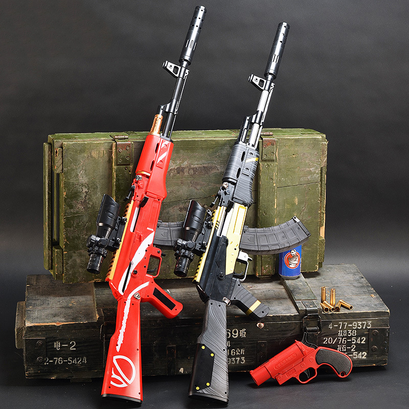 2020 Kids Plastic Gun AK 47 AKM Water Bullets Boys Airsoft Air Guns