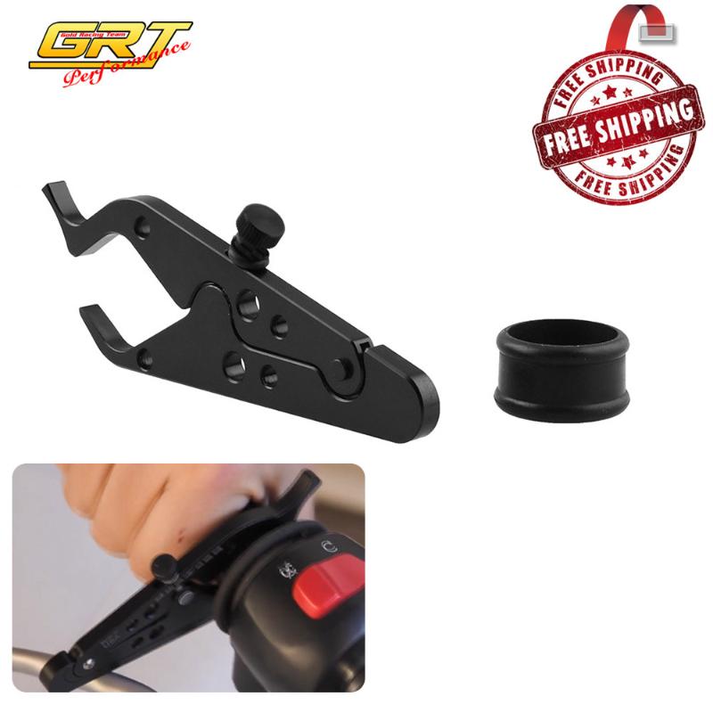 

Universal Motorcycle Adventure Cruise Throttle Clamp With Rubber Ring Handlebar Black Scooter Cruise Control Assist MB-OT312
