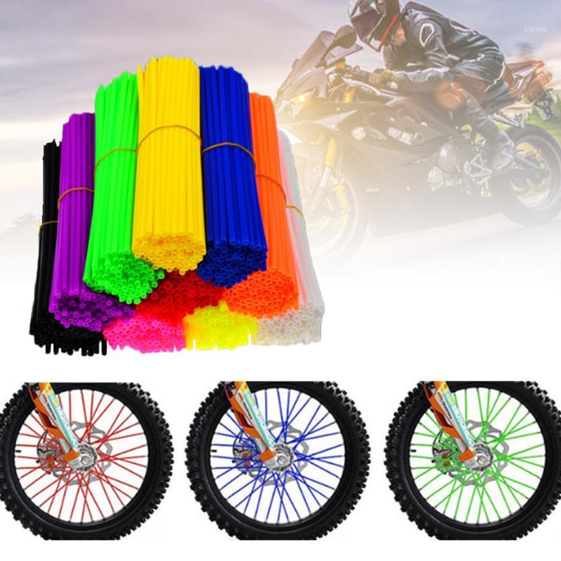 

Motorcycle Accessories 72 Pcs Universal Spoke Skins Covers Dirt Bikes Motorcycle Wheel Spoke Decoration Protection Cover1