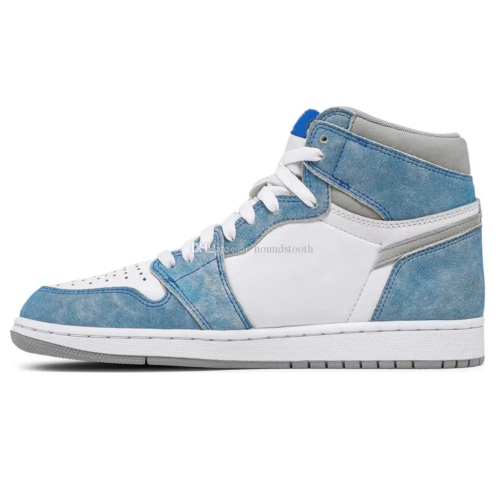 

Jumpman 1 High OG Hyper Royal Basketball shoes 1s Sneakers 555088 402, Turbo green