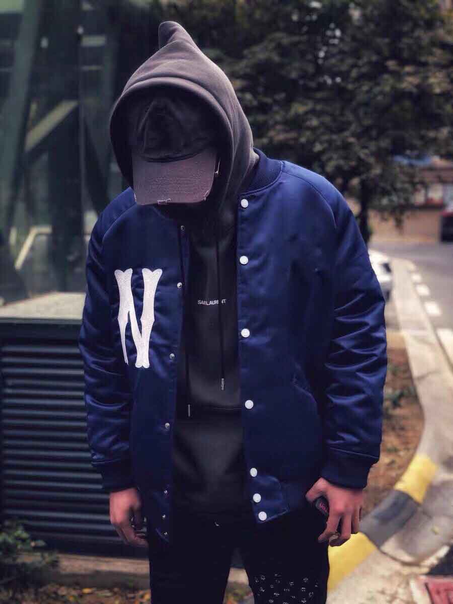 

Men's Jacket 21FW Top Autumn Winter Casual OverCoat Fashion Stylish High Street Elements New Trend Women Windbreaker Long Sleeve Size: -XL, Blue