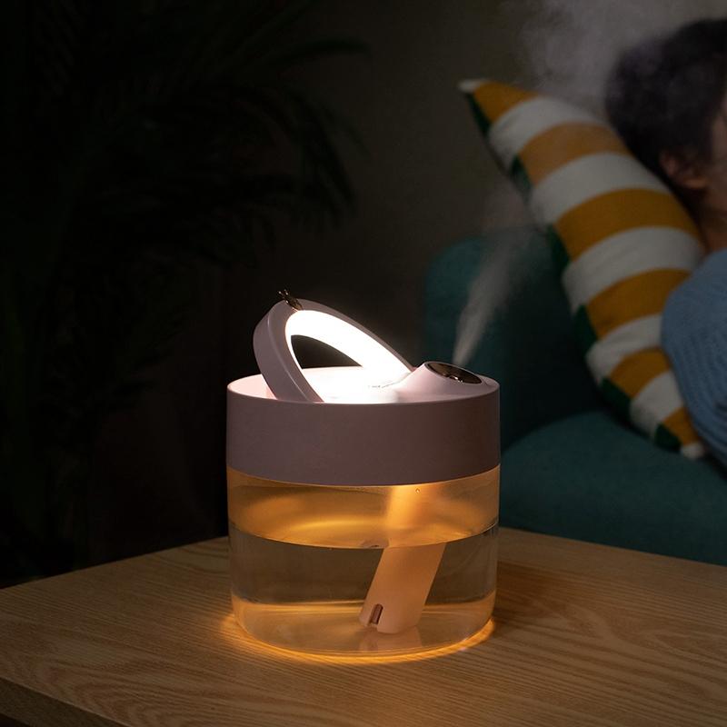 

Hot TOD-1000Ml Large Capacity Desktop Humidifier USB Charging 3000MAh Electric Night Light Portable Humidifier