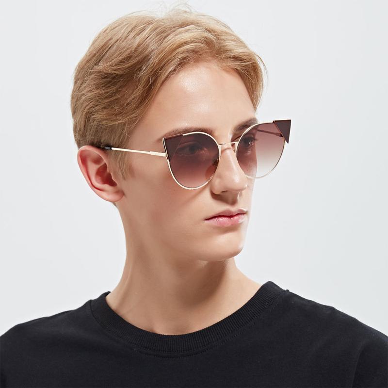 

Fashion Cat Eye Sunglasses Women Sexy Brand Design Vintage Female Glasses Retro Classic Cateye Eyewear Men UV400