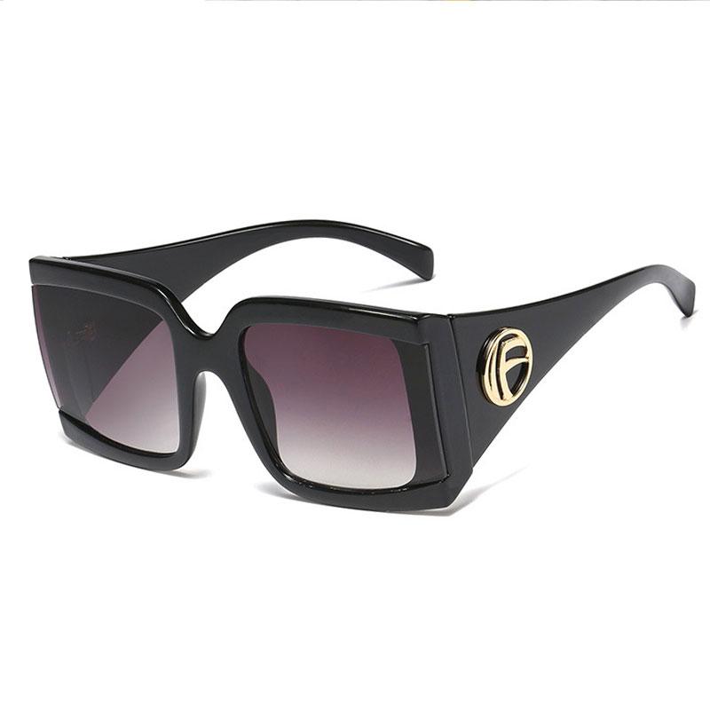

Sunglasses Veshion Big Frame Square Men Women Fashion Shades UV400 Vintage Glasses