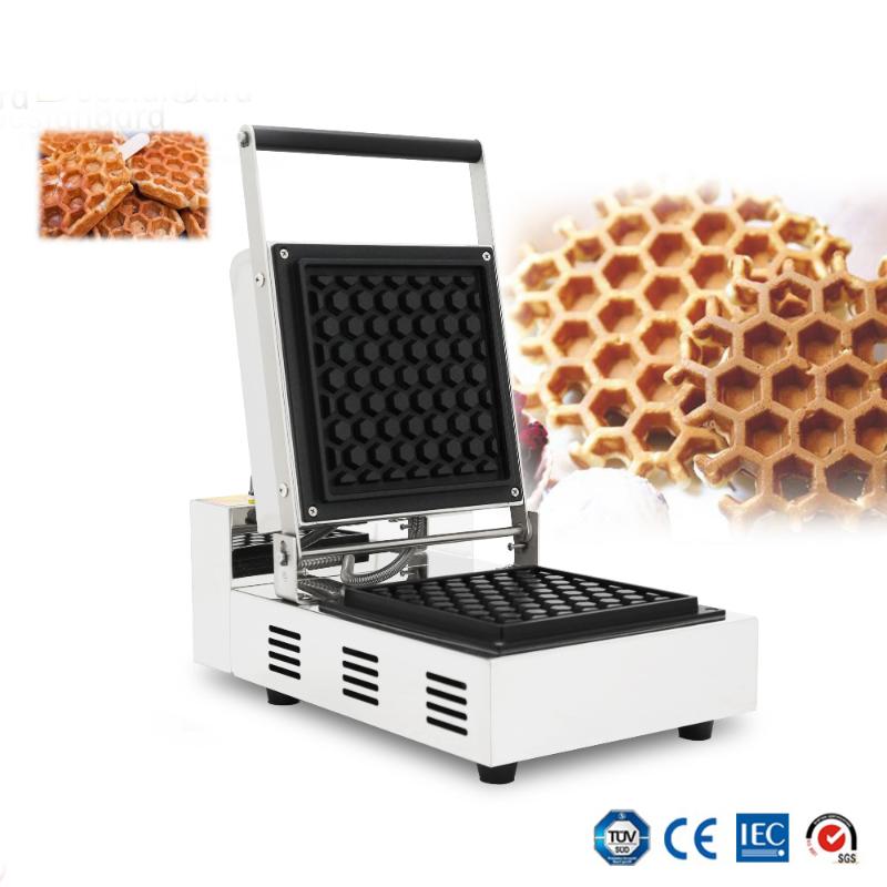 

Free shipping Electric Square honeycomb Waffle maker Machine 110v 220v for Hot Sale Waffle Baker
