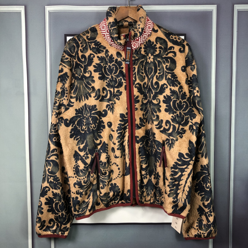 

2021 New Top Quality Cardigan Zipper Kapital Jacket Men Women Tiger Pattern Lamb Wool Jackets Mens Fashion Clothing Trends Oi50