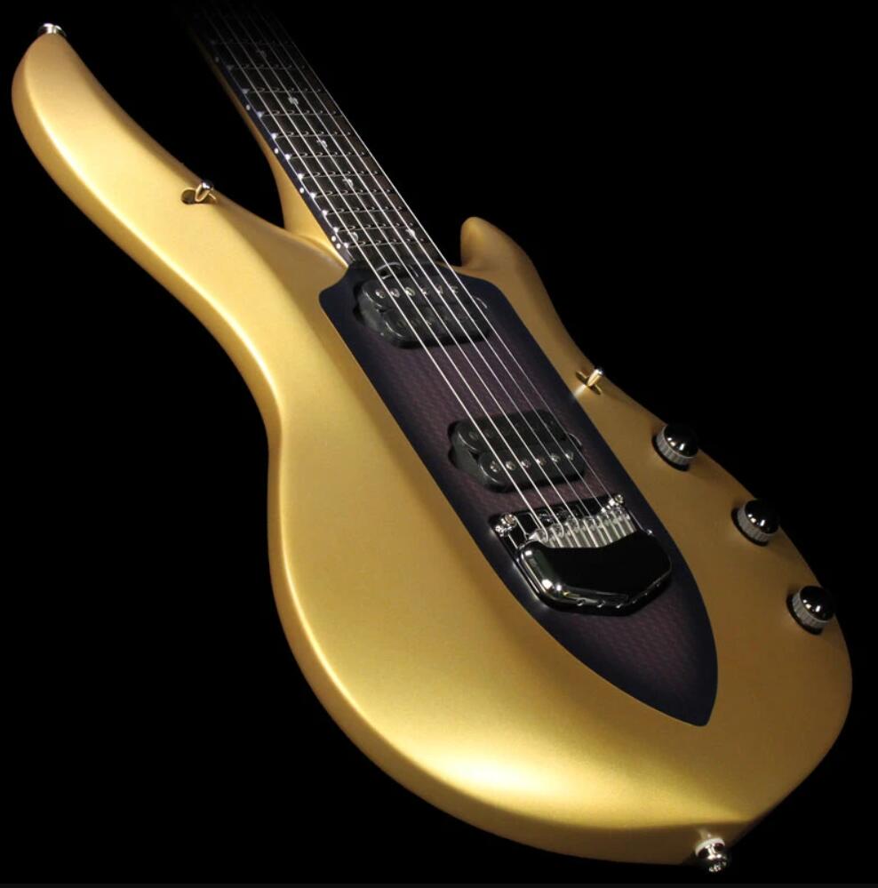 6 Strings John Petrucci Majesty Gold Mine (Black Center) Electric Guitar Tremolo Bridge & Whammy Bar-image-540022968