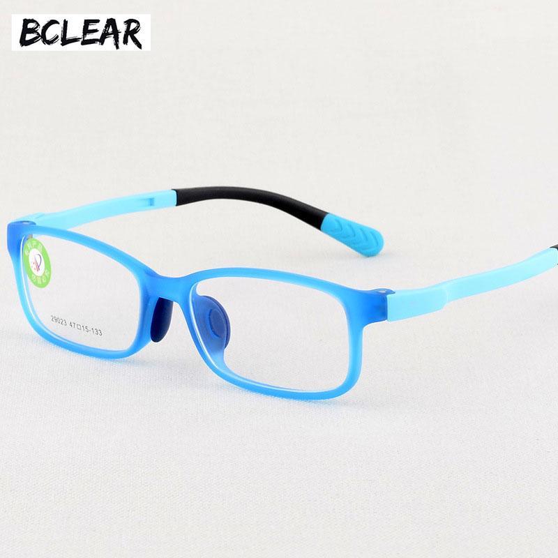 

BCLEAR Fashion New Color Cartoon Optical Silicone TR children's Glasses Frame ultra-light kids Optical Spectacle Frames Child1