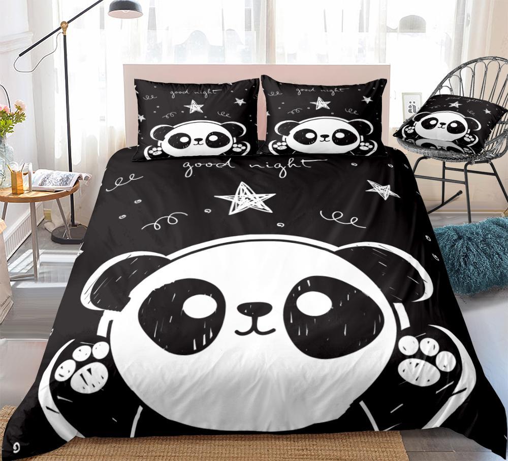 Housse de couette de luxe Big Panda 3D