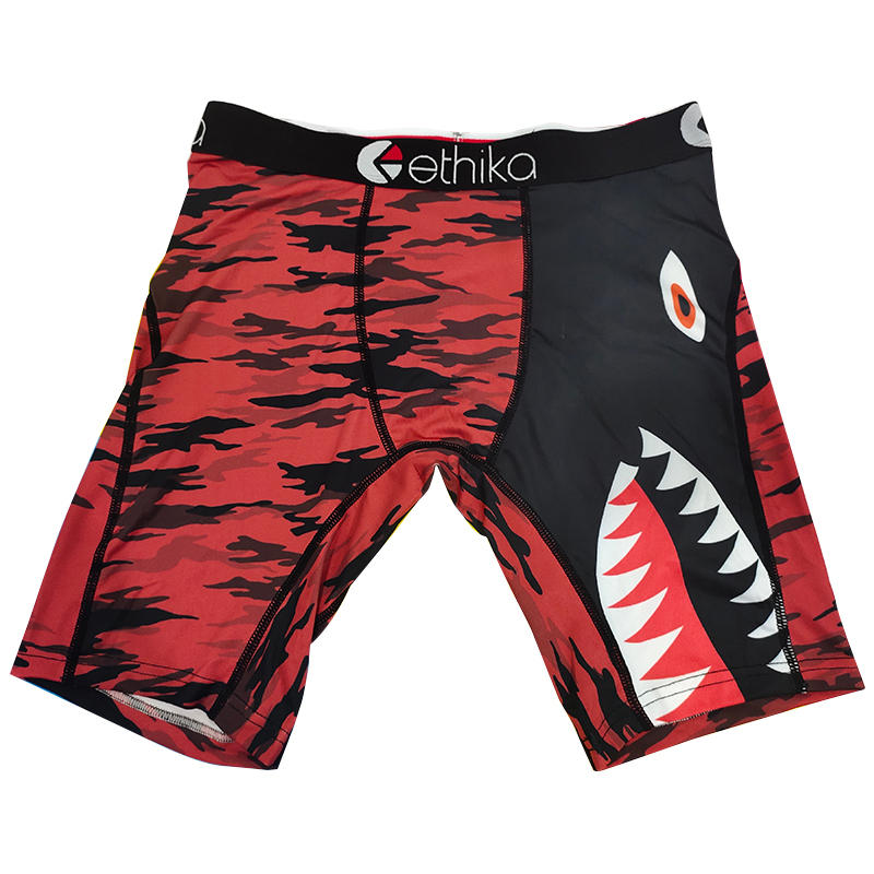 

Ethika 2020 Red Shark Underware Men Boxer Shorts Men's Underwear Boxers Underpants, Black;white