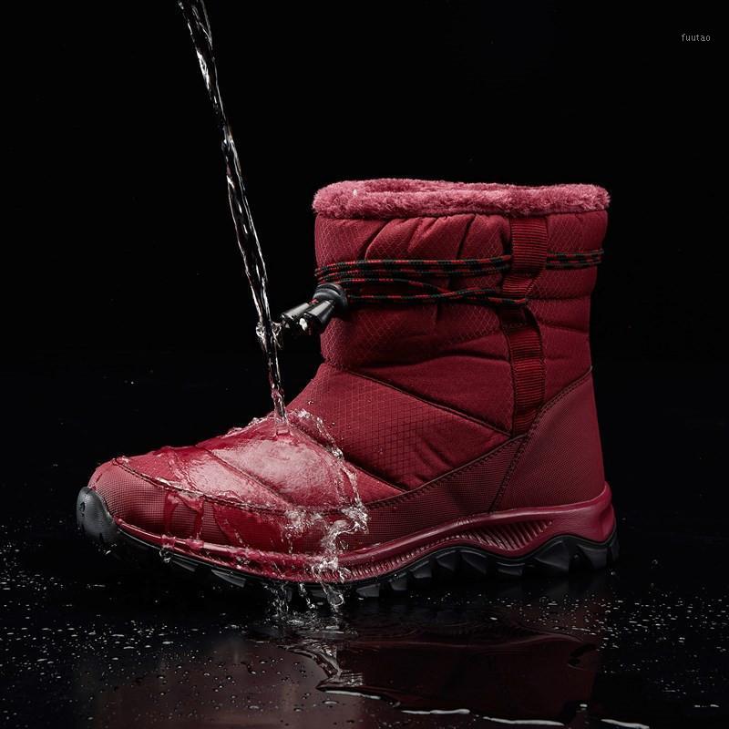 

Women Boots Waterproof Winter Boots Shoes Woman Snow Women's Winter Botas for Women Shoes Ankle Boot Big Size 35-421, Black