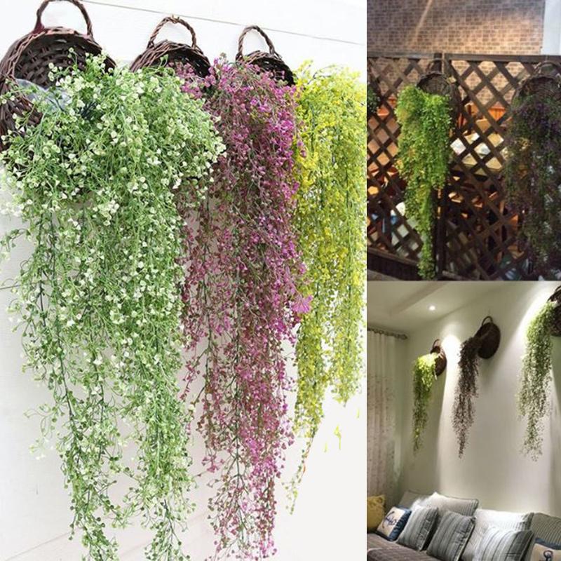 

Artifical Decoration Vine Delicate Artificial Ivy Leaf Garland Plant Vine Fake Foliage Wedding Parties Decor Supplies, Yellow