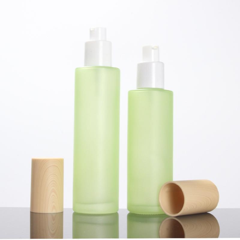

30ml Pump Bottle Lotion/Spray Container with Wood Grain Cover1