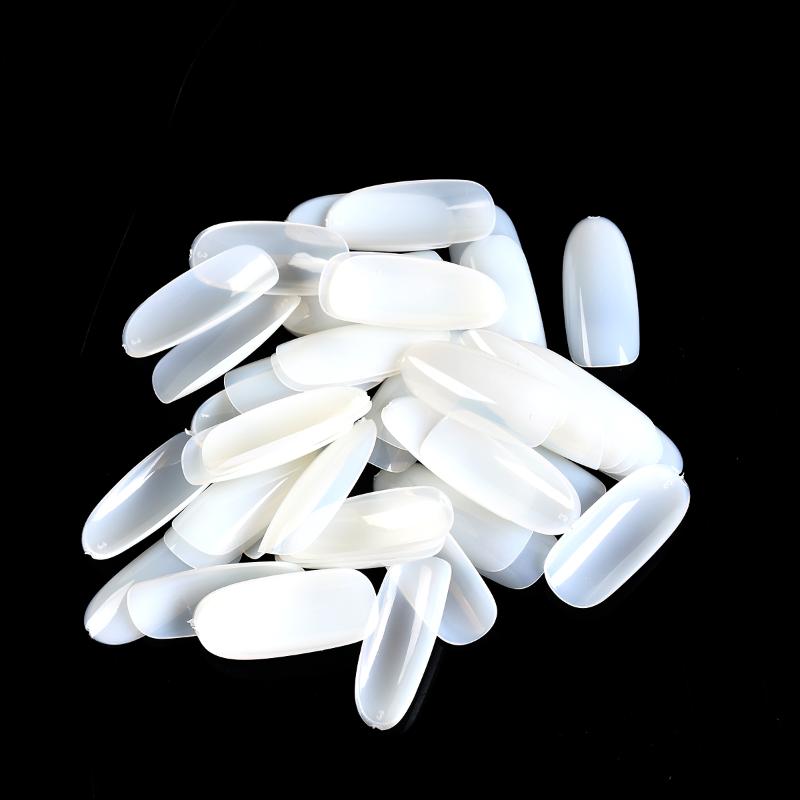 

Different Art Accessories Fake Nails White Transparent Color Natural Clear Professional 500pcs Size False Nail Nails, 2c