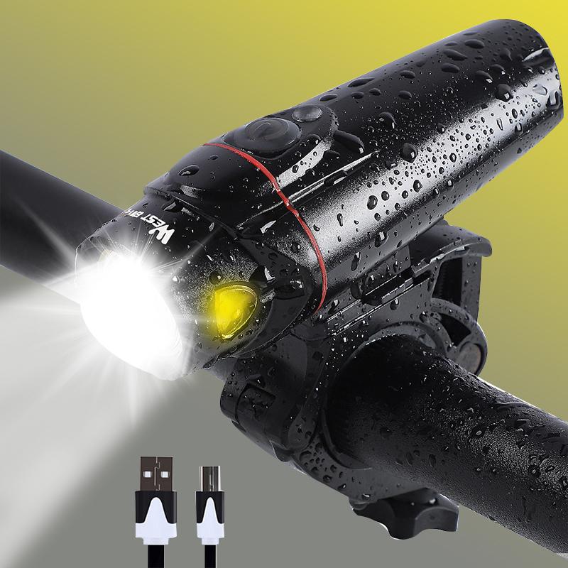 

2021 New Bicycle Sensor Light USB Rechargeable Front Light Mountain Bike Warning Tail Outdoor Riding Equipment Hot Sale