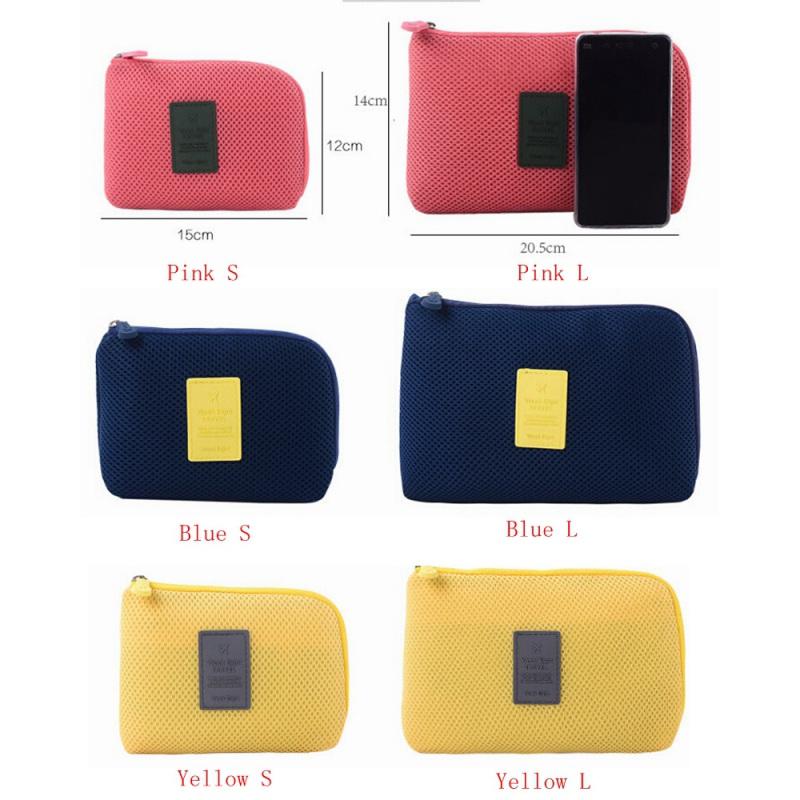 

Cable Cord Organizer Electronics Accessories Travel Bag USB Hard Drive Case NEW