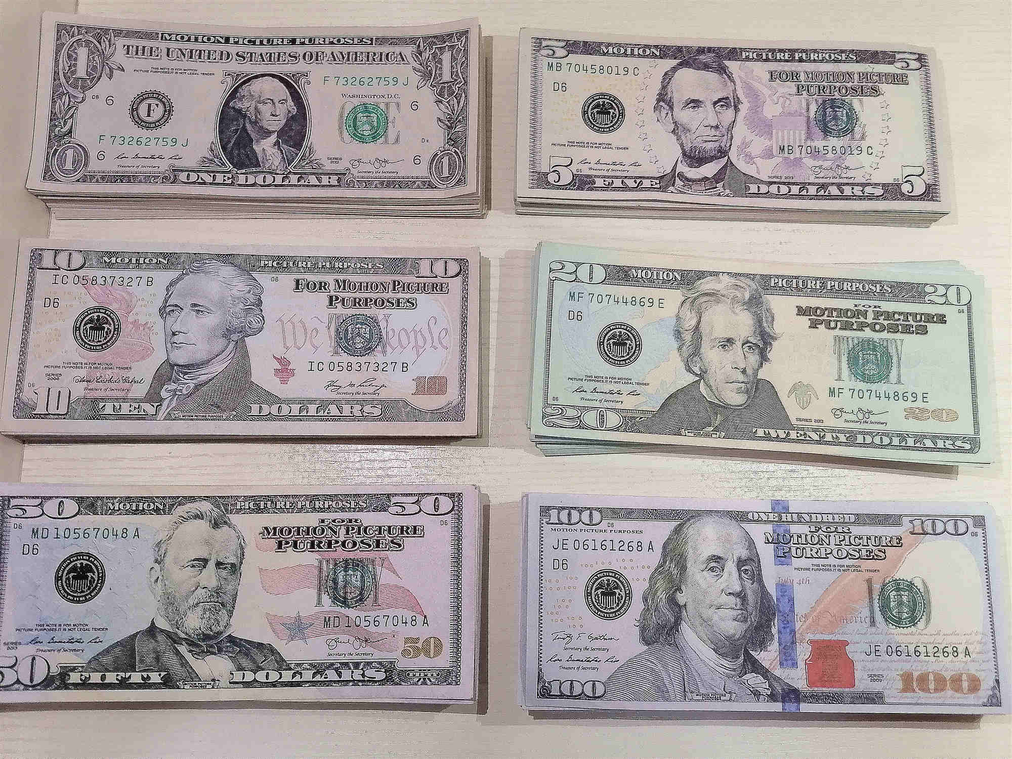 

2020 cross-border foreign trade new 20 dollars bar party toy banknotes