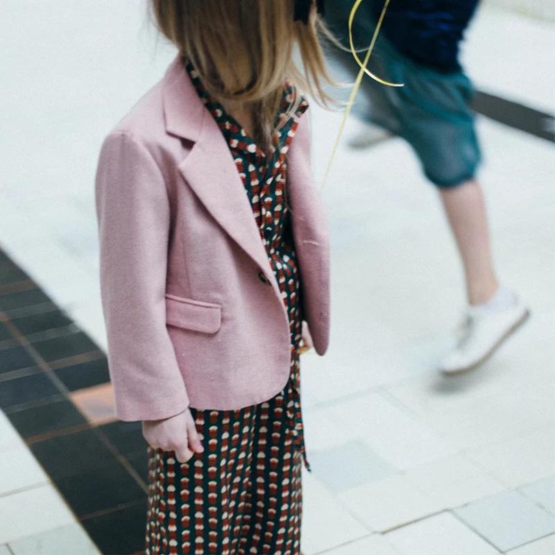 

Plus Size 12M-Mom L Toddler Girl Blazer Coats Kids Jackets Baby Girl Outwear Autumn Clothes Thin Suit Mujer Blazer Children Tops1, Pink