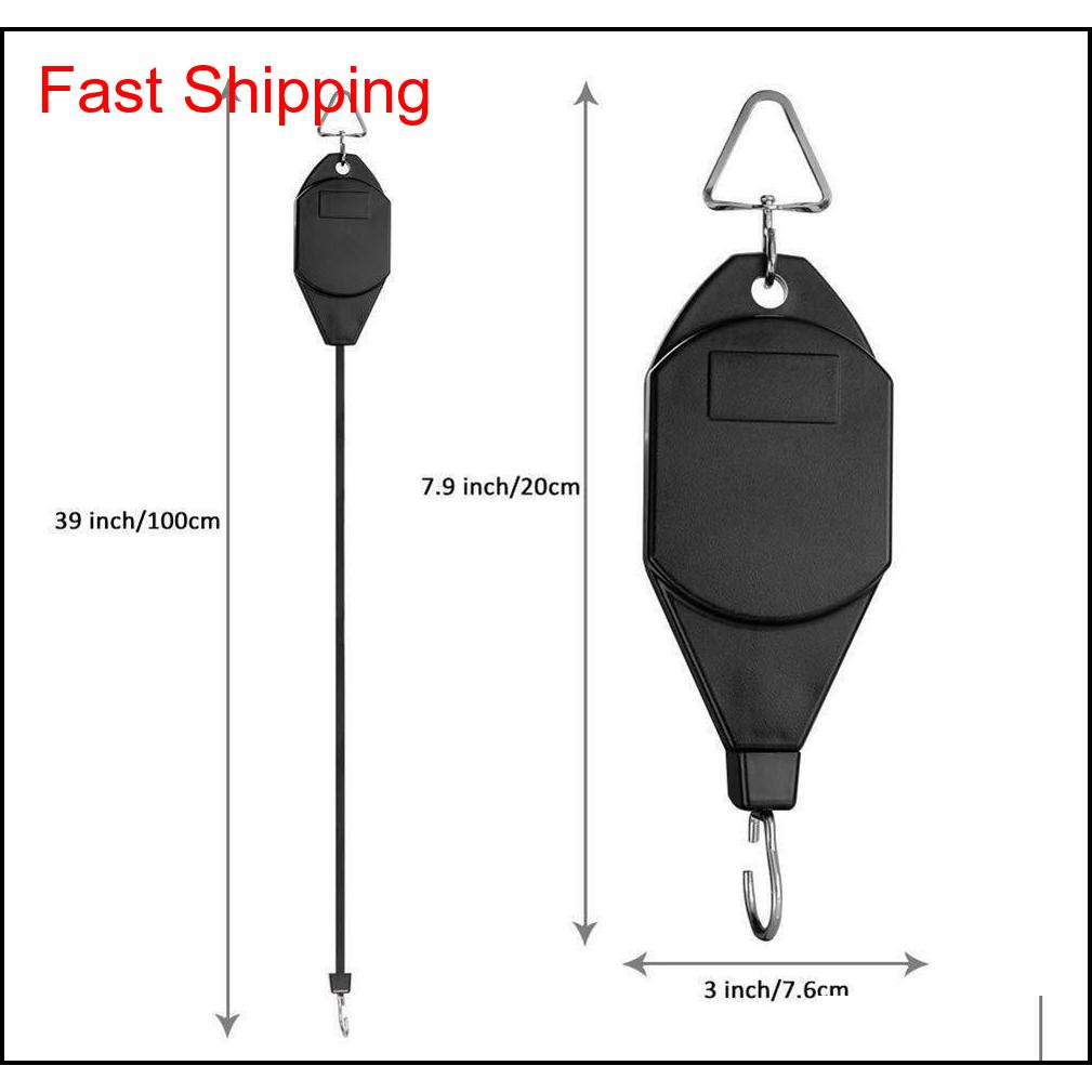 

Plastic Retractable Pulley Hanging Basket Pull Down Hanger Garden Flower Plant Baskets Pots Garden Tools Sup qylndI mj_bag