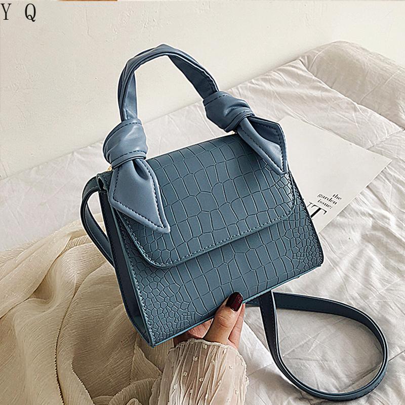 

2021 Fashion Small Solid Colors Shoulder Bag Female Handbags And Purses With Handle New Pattern Leather Crossbody Bags For Women, 13