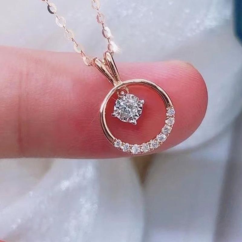 

Pendant Necklaces CAOSHI Fashion Women's Necklace For Wedding Engagement Party Jewelry Bright Crystal Stone Statement Selling