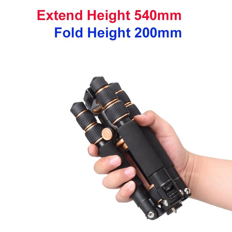 

Portable Desktop Mini Tripod with Ball Head Quick Release Plate for SLR DSLR Digital Camera Smartphone Video Camcorder