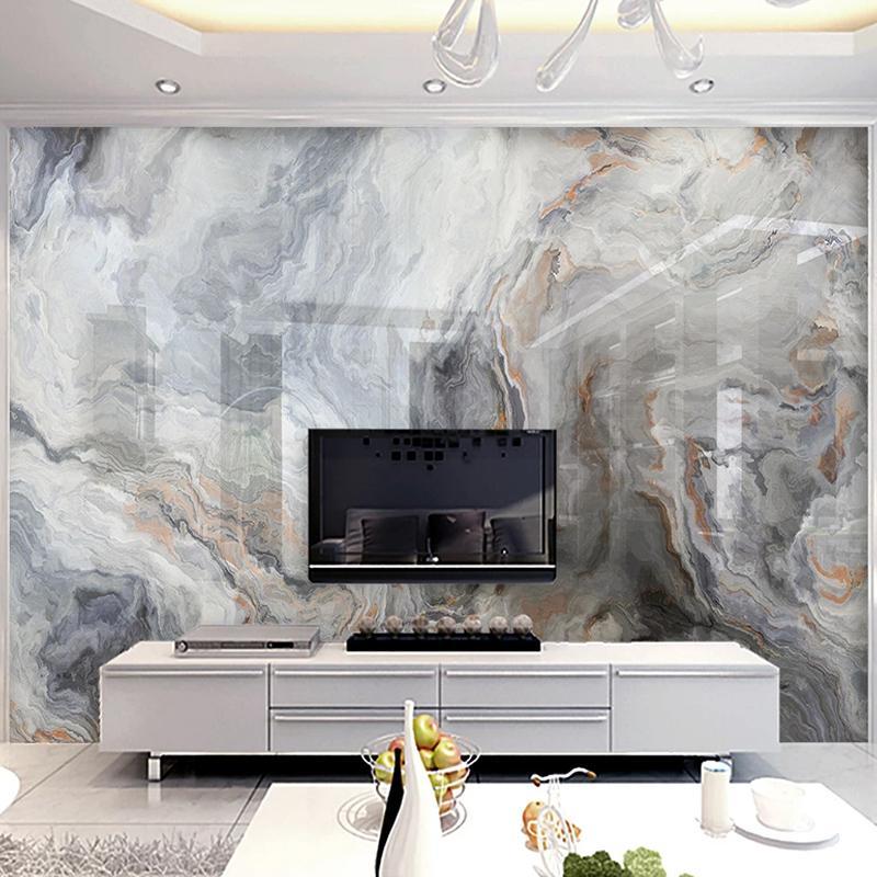 

Custom Photo Wallpaper 3D Abstract Art Landscape Marble Murals Living Room TV Sofa Bedroom Creative Wall Papers Papel De Parede1, As pic